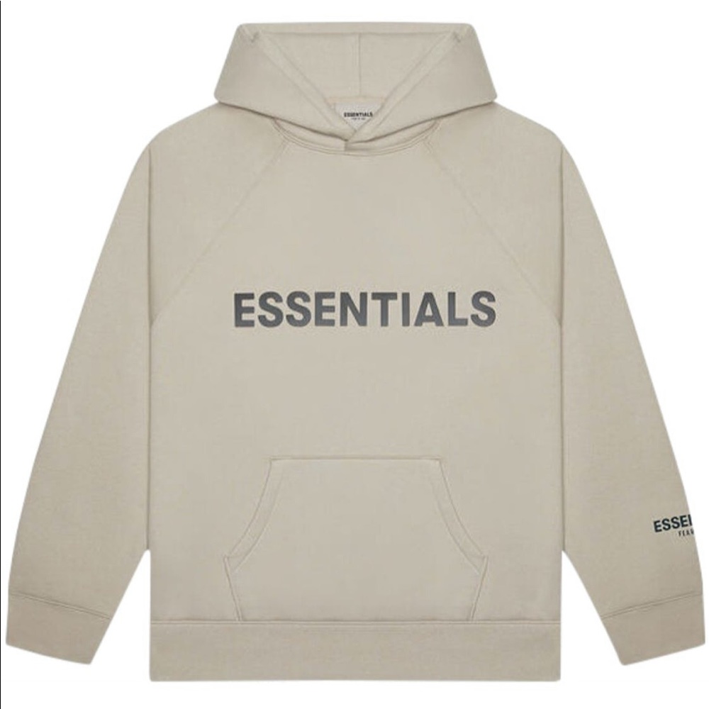 Essentials Fear of God (SS20) String/Tan Hoodie - Picture 5 of 6